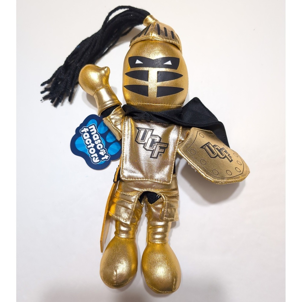 UCF Knights Knightro Mascot Factory Plush Doll ~ New